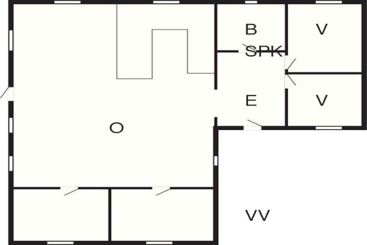 8 Person Holiday Home In R M Lakolk Exteriör bild